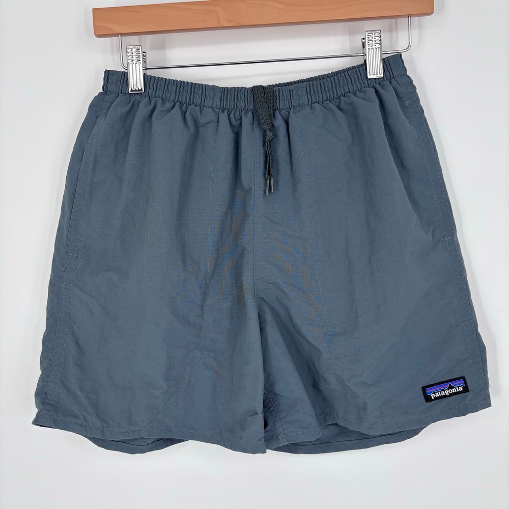 Patagonia Baggies 5" Inseam NetPlus Shorts Mens Small Blue Grey Swim Trunk 57022